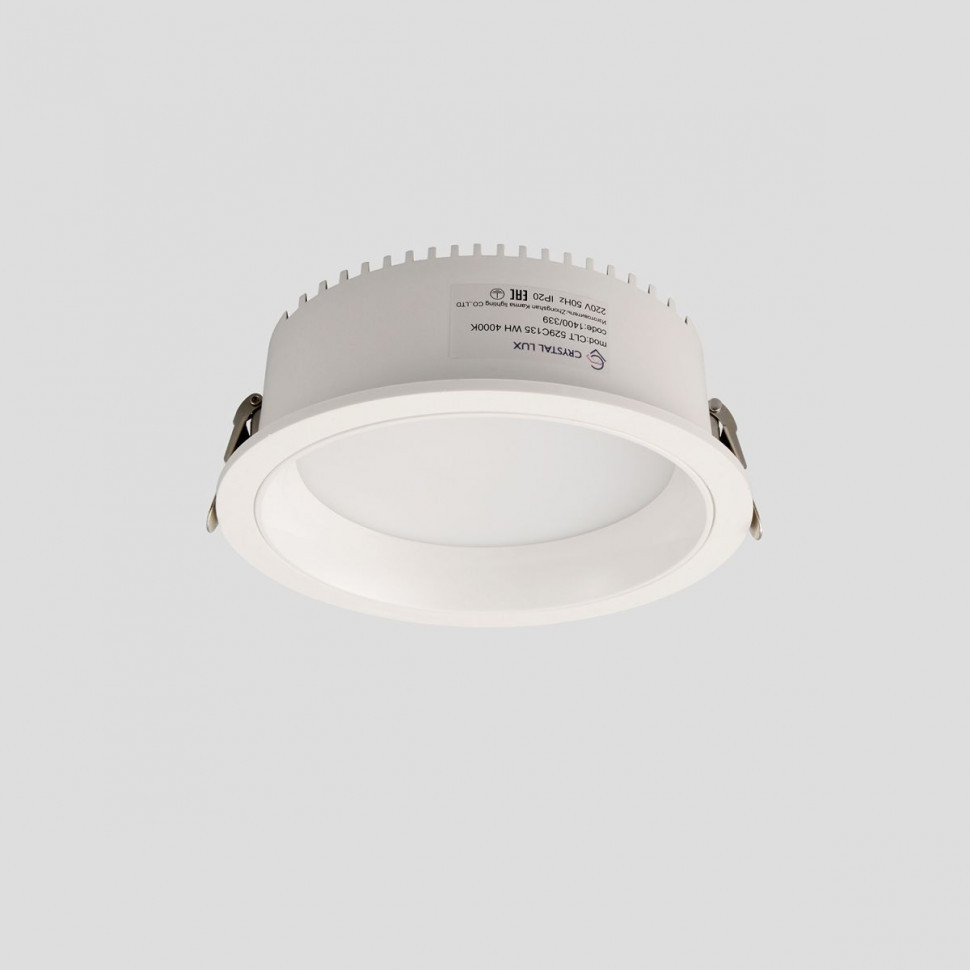 Встраиваемый светильник Crystal Lux CLT 529C135 WH 4000K