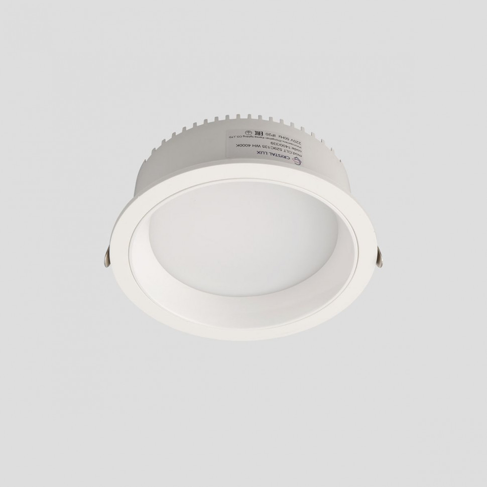 Встраиваемый светильник Crystal Lux CLT 529C135 WH 4000K