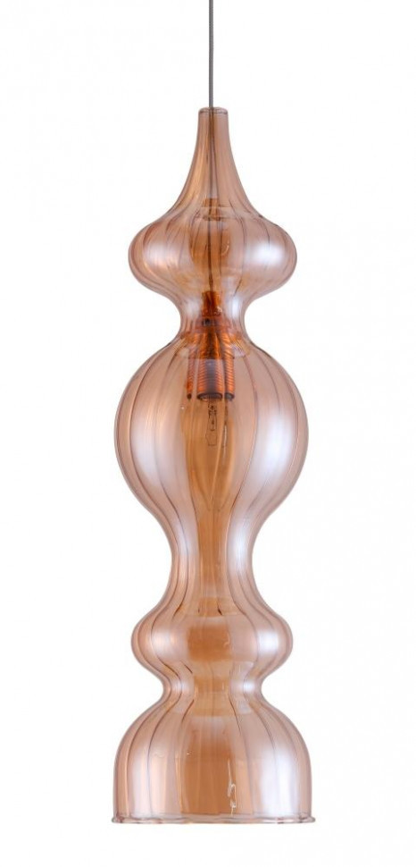 Подвесной светильник Crystal Lux Iris SP1 A Amber