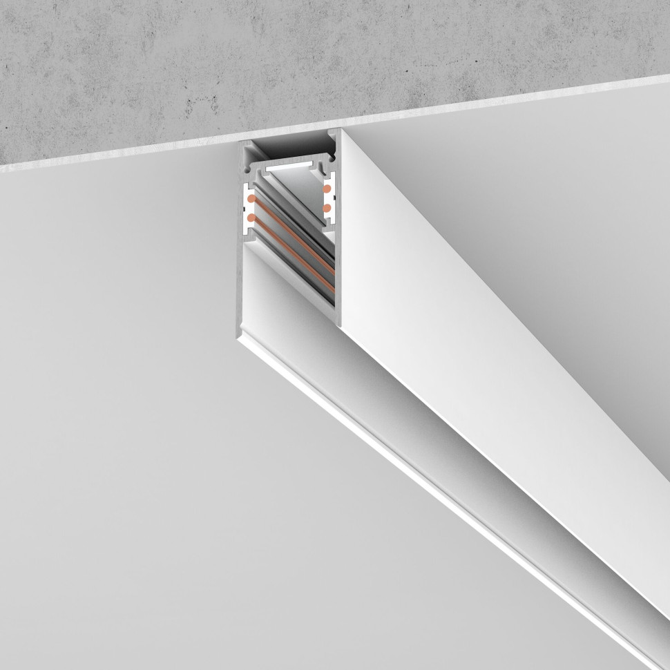 Шинопровод накладной черный 2 м Slim Magnetic 85084/00