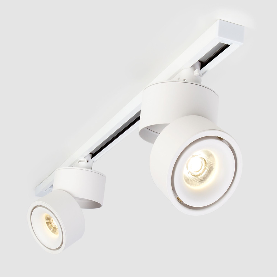 Трековый светодиодный светильник для однофазного шинопровода Klips белый 15W 4200K (1 шт.) LTB21