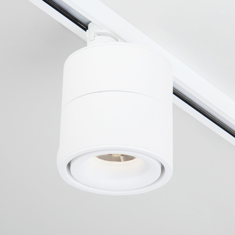 Трековый светодиодный светильник для однофазного шинопровода Klips белый 15W 4200K (1 шт.) LTB21