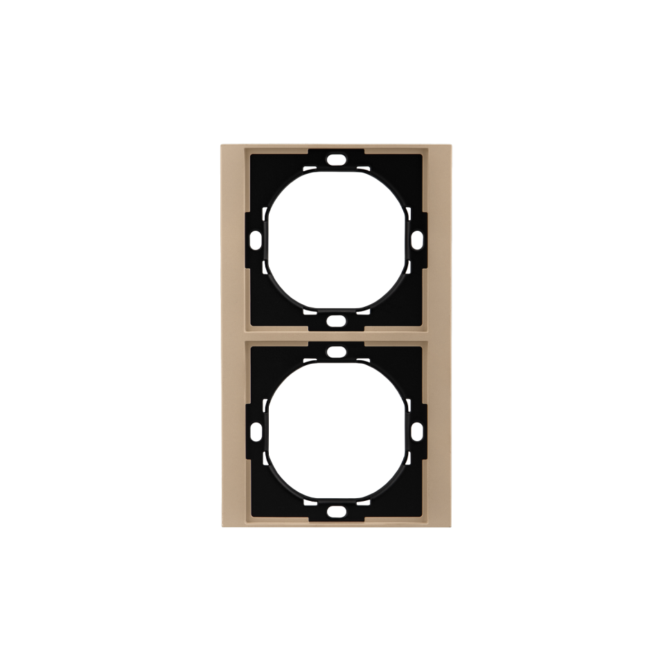 KRANZ SETE Рамка 2-постовая, кашемир KR-79-0752-2