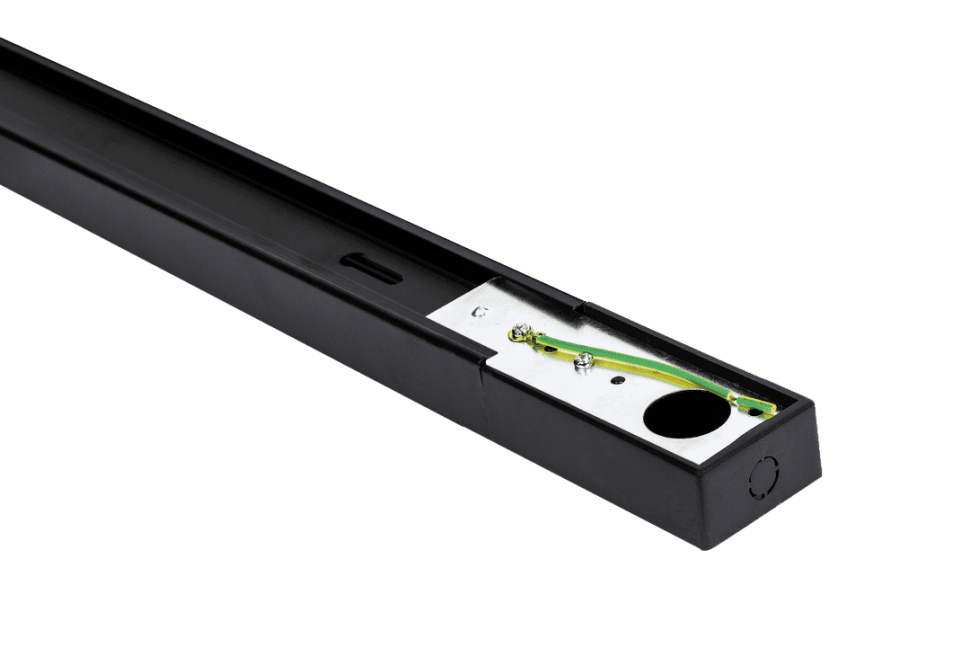  DesignLed Шинопровод однофазный черный, TR-BL-2