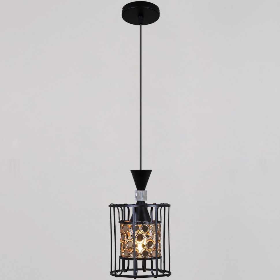 Подвесной светильник Reluce 05402-0.9-01 BK+GD