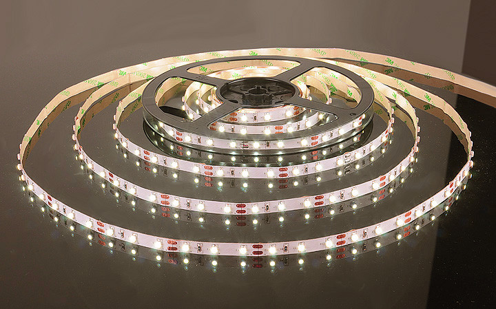 3528 12V 60Led 4,8W IP20 / Лента светодиодная  60Led 4,8W IP20 теплый белый