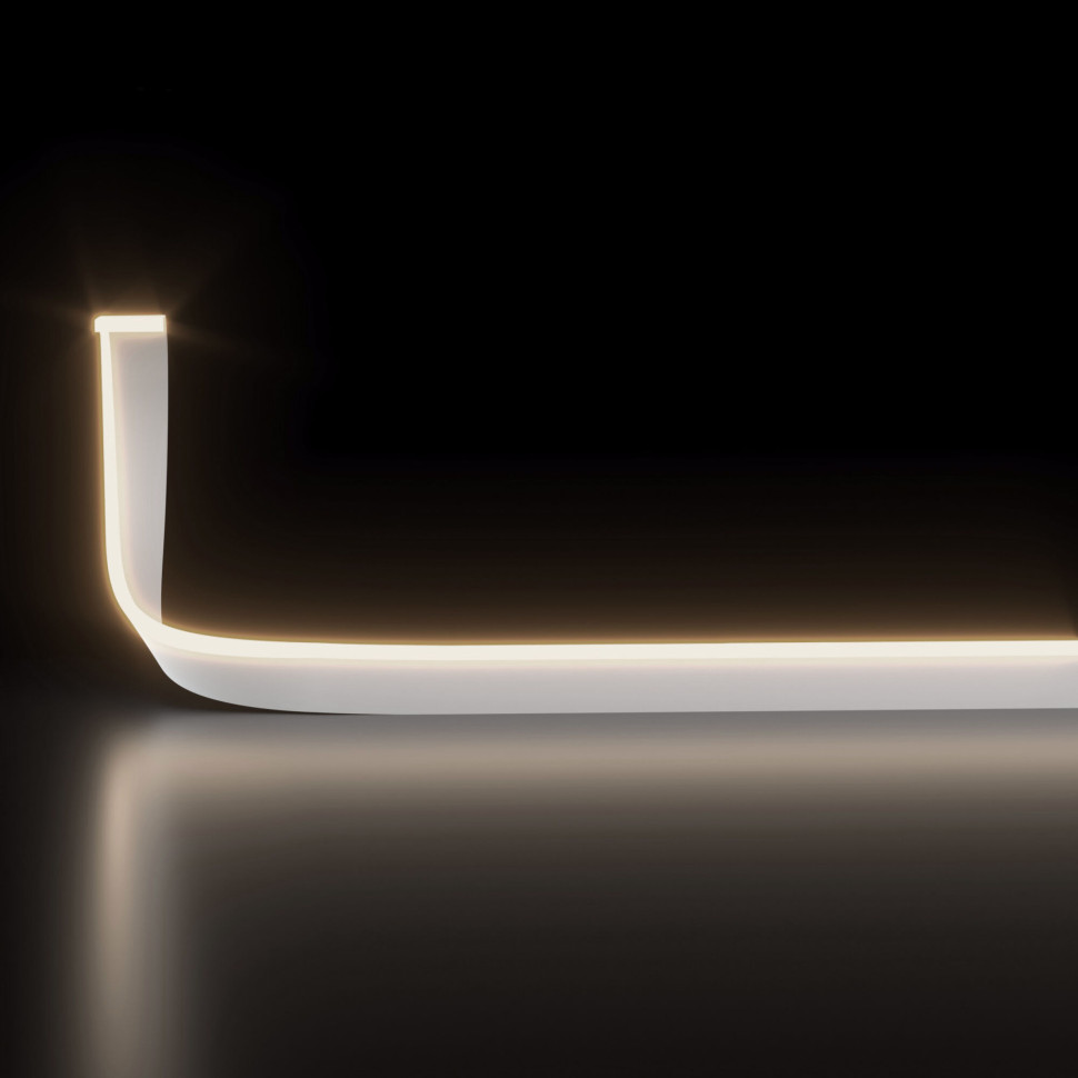 Светодиодный гибкий неон 24 В 10 Вт/м 120 Led/м 2835 IP65, теплый белый 3300K, 5м 24V 10W 120Led 2835 IP65