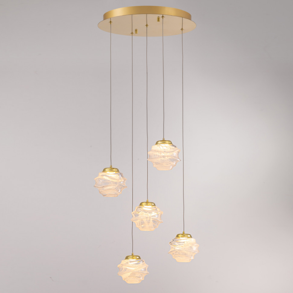 Подвесной светильник Delight Collection MD25030003-5A gold/clear