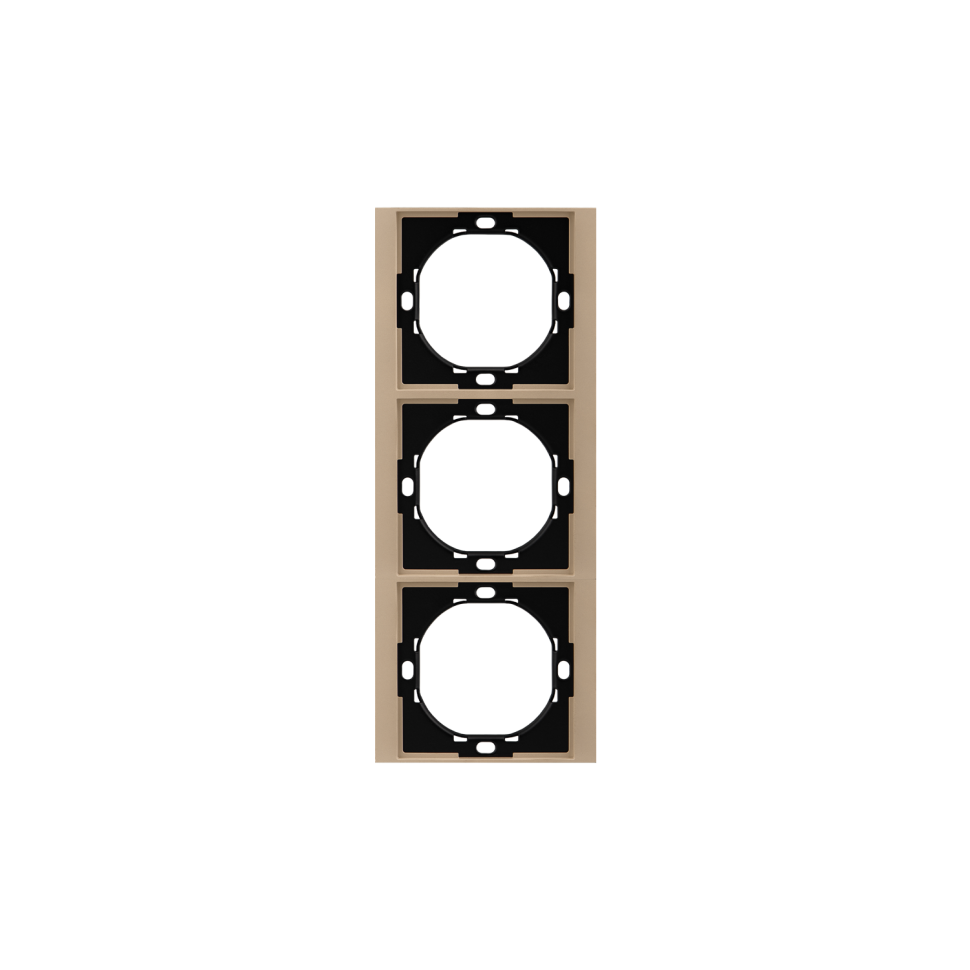 KRANZ SETE Рамка 3-постовая, кашемир KR-79-0753-2