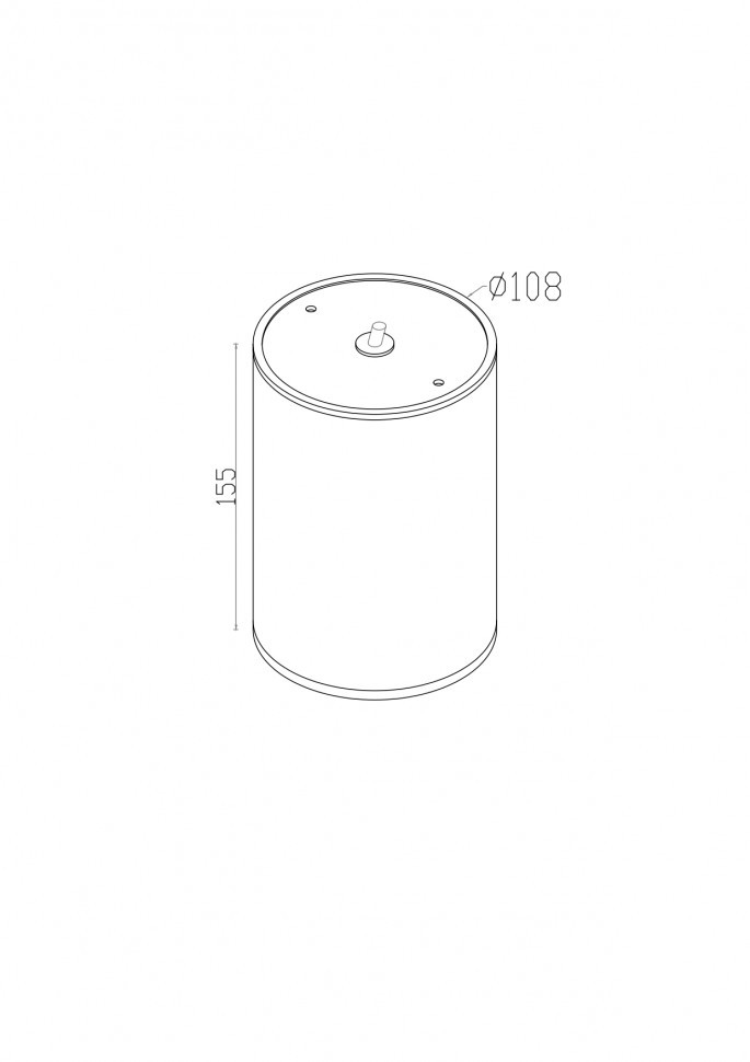 Уличный потолочный светильник Outdoor O306CL-L12GF