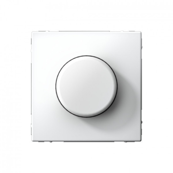 Светорегулятор (диммер) поворотно-нажимной LED, RC, 400 Вт Schneider Electric Art Gallery белый GAL000123
