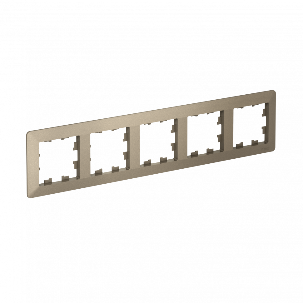 Рамка Systeme Electric AtlasDesign Air 5-ая, цвет шампань, ATN220505