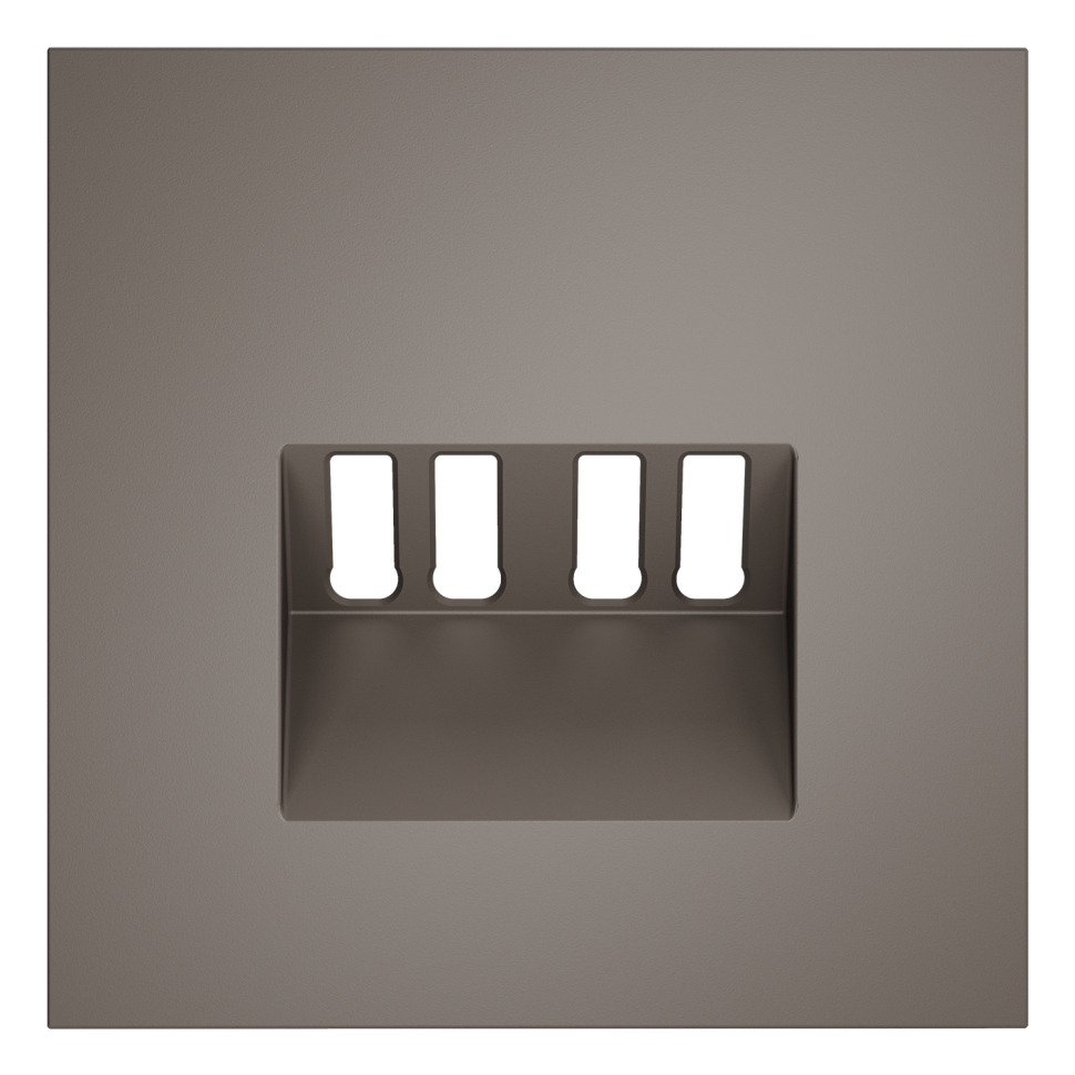 Накладка для розетки акустической 4-местной , S70 (капучино)