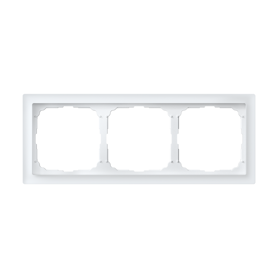 Рамка ARTGALLERY PURE 3 пост, матовое оргстекло белый GAL330103