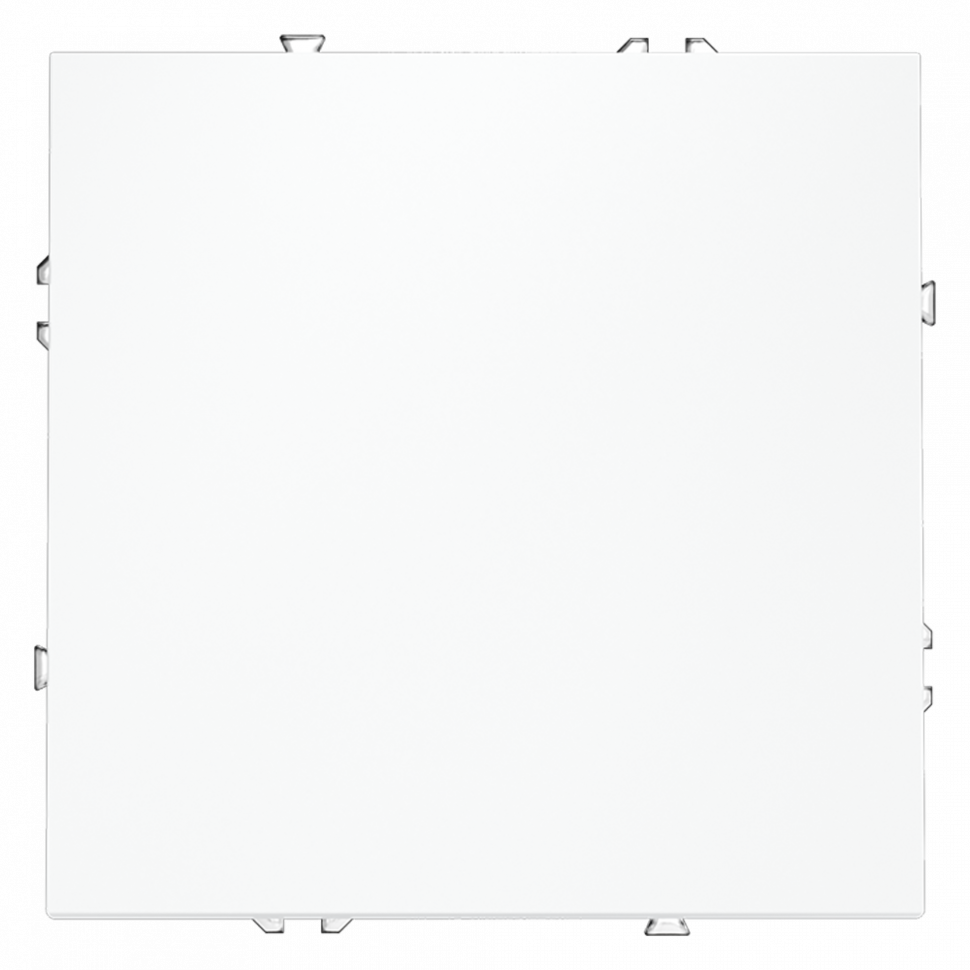 Выключатель встраиваемый VOLTUM S70 одноклавишный 10А, (белый матовый)