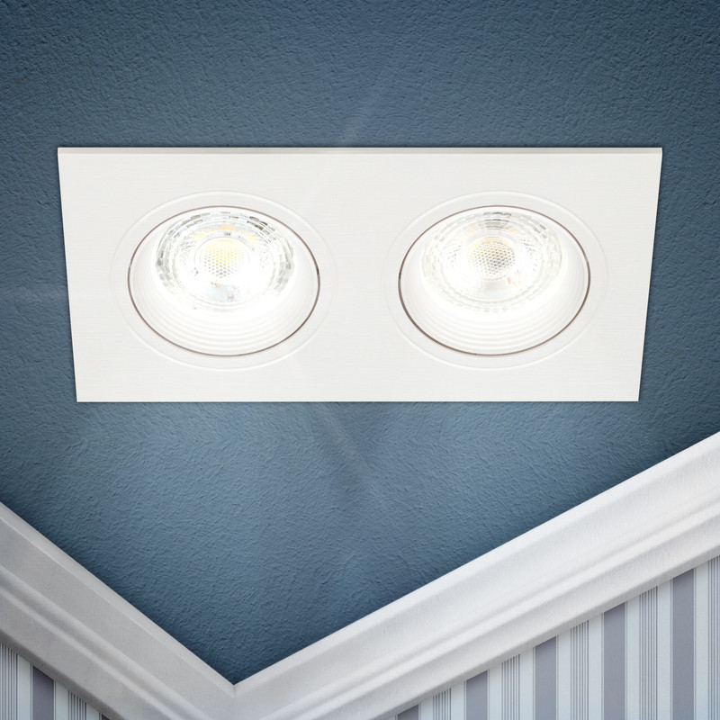 Встраиваемый светильник Эра KL92-2 WH Б0054375