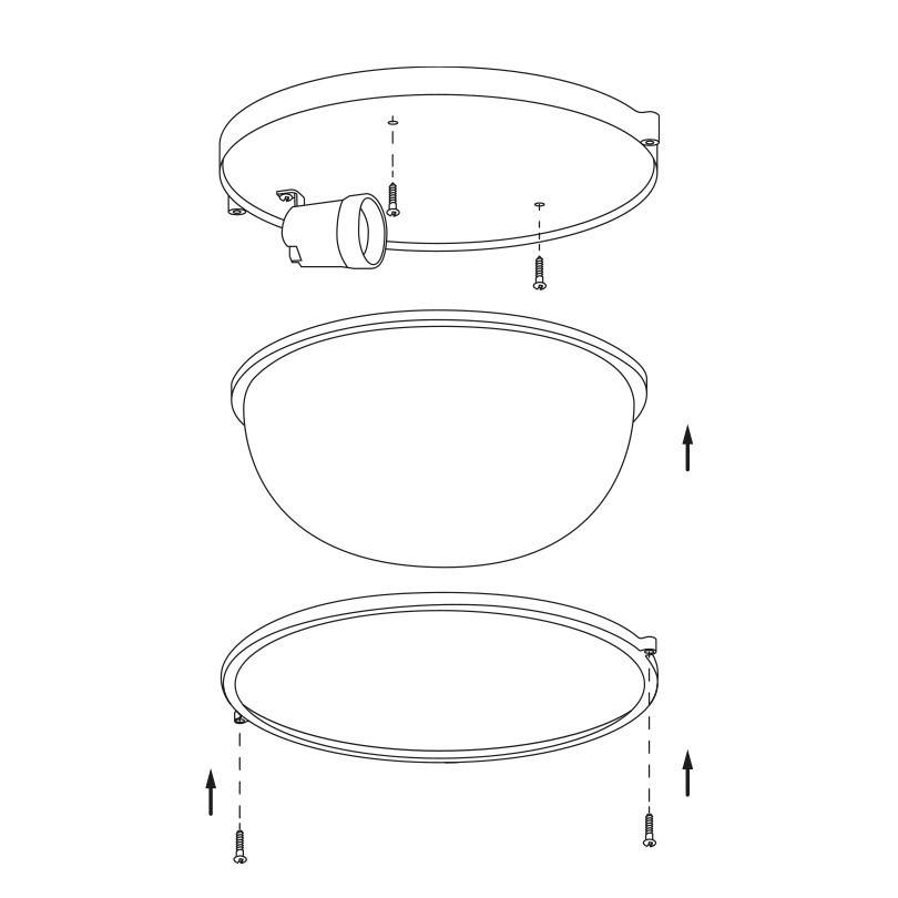 Настенно-потолочный светильник Wolta ДПБ03-100-001