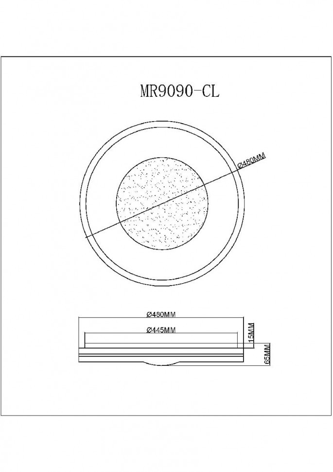 Потолочный светильник Myfar Despina MR9090-CL