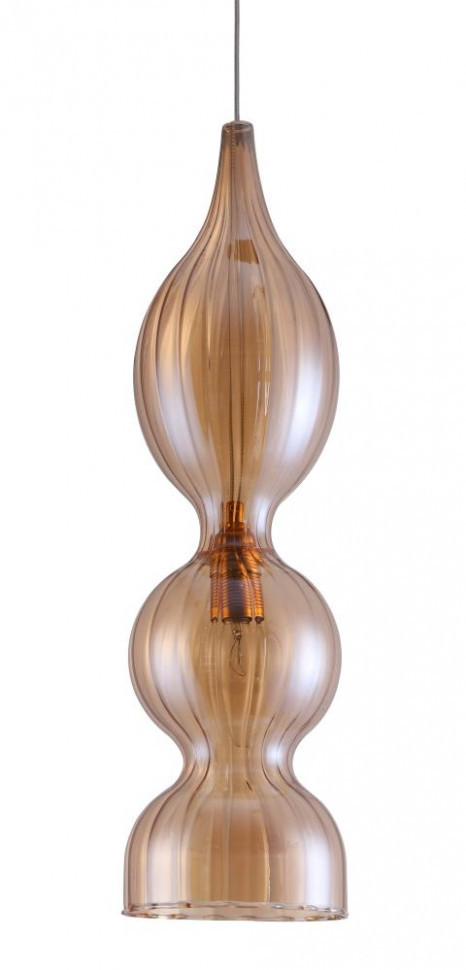 Подвесной светильник Crystal Lux Iris SP1 B Amber