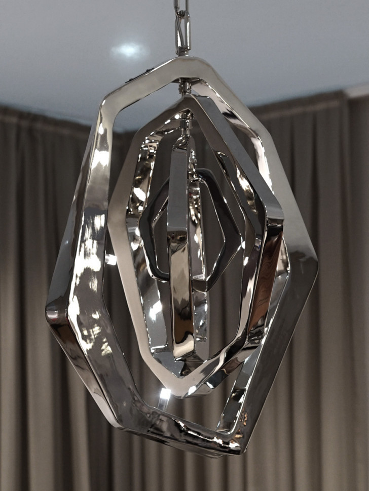 Подвесной светильник DeLight Collection Hardy P68020M-7 nickel