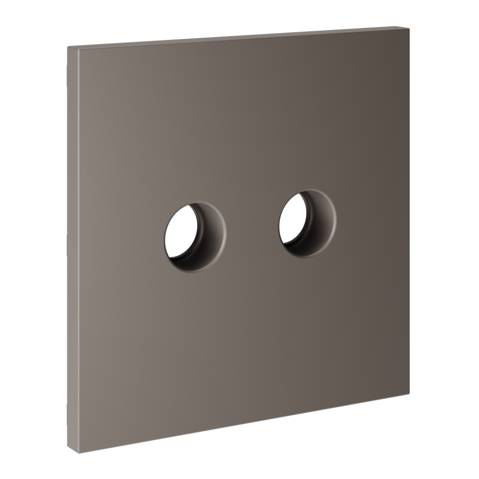 Накладка для розетки телевизионной оконечной TV+SAT, S70 (капучино)