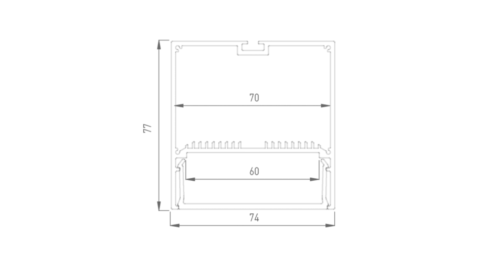  DesignLed Профиль алюминиевый DesignLed, LS.7477