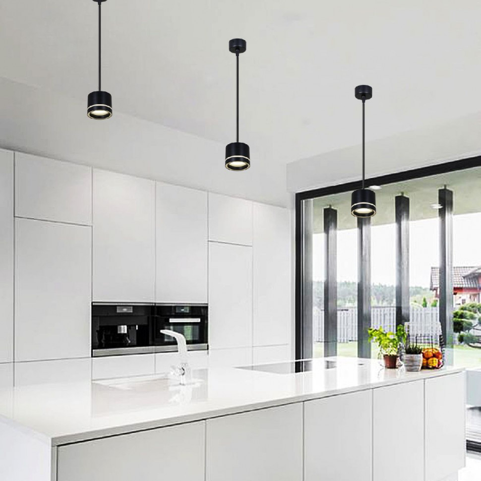 Подвесной светильник Reluce 53003-0.9-001LD GX53 BK