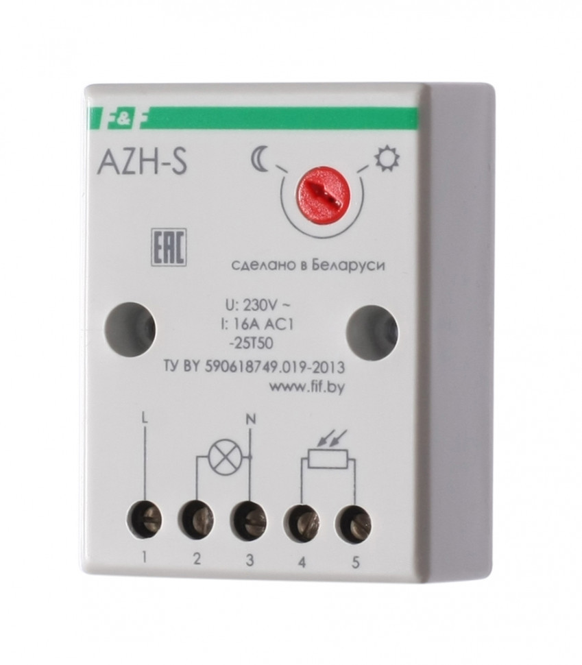 Фотореле AZH-S ПЛЮС EA01.001.008 F&F