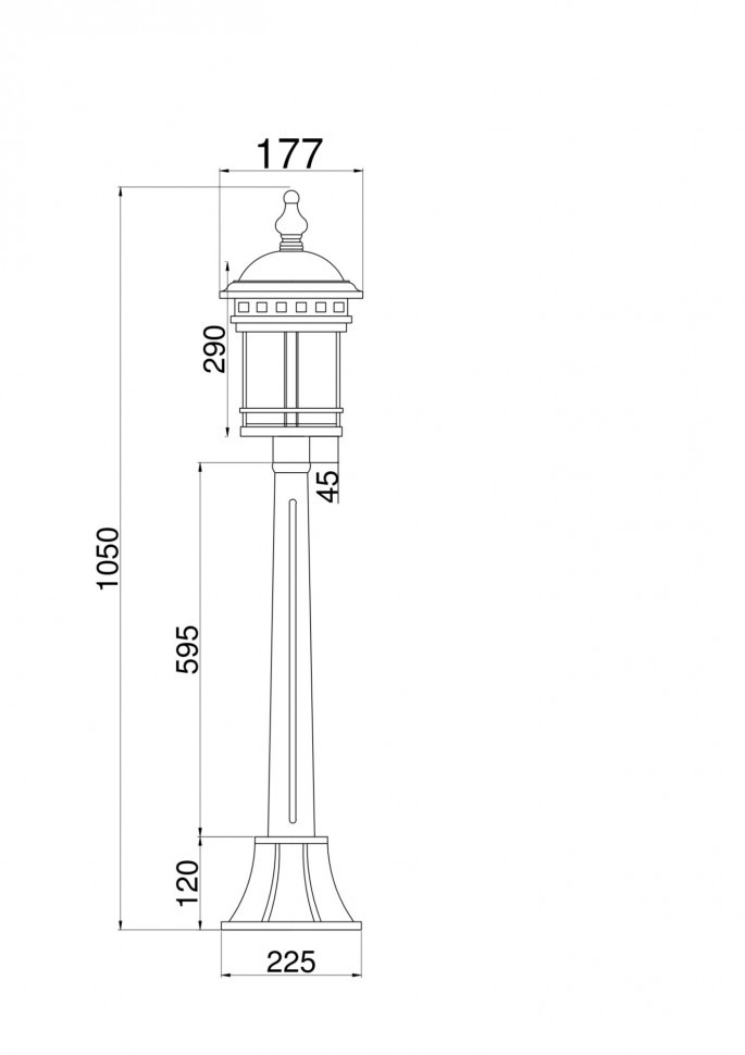 Ландшафтный светильник Outdoor O031FL-01BR