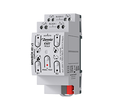 Актуатор KNX, 4-выхода Zennio MINiBOX 40 v3 ZIOMN40v3