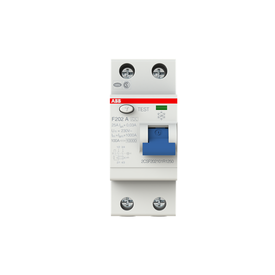 УЗО ABB F202 A-25/0.03 2CSF202101R1250