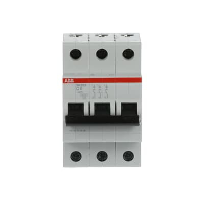 Автоматический выключатель ABB SH203-C6 3P 6kA 6А 2CDS213001R0064