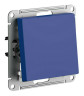 Переключатель одноклавишный Schneider Electric Atlas Design аквамарин ATN001161