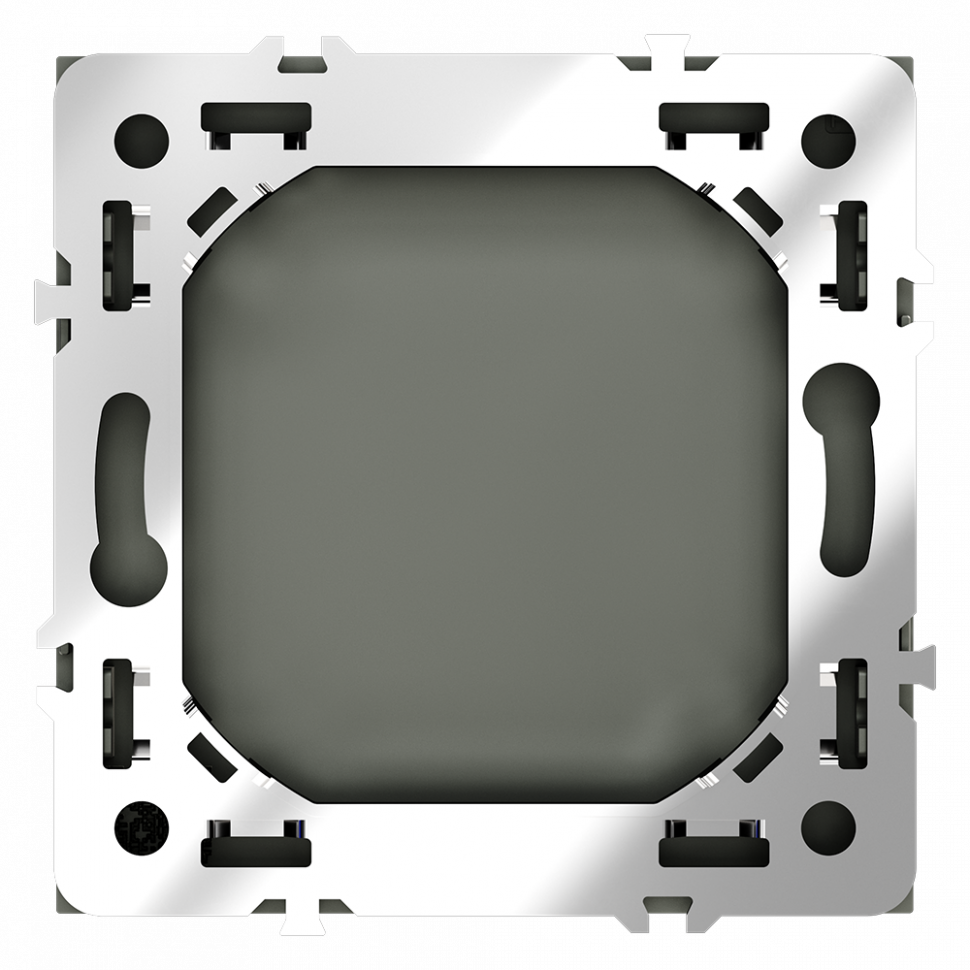 Заглушка VOLTUM S70 с суппортом, (графит) VLS080107