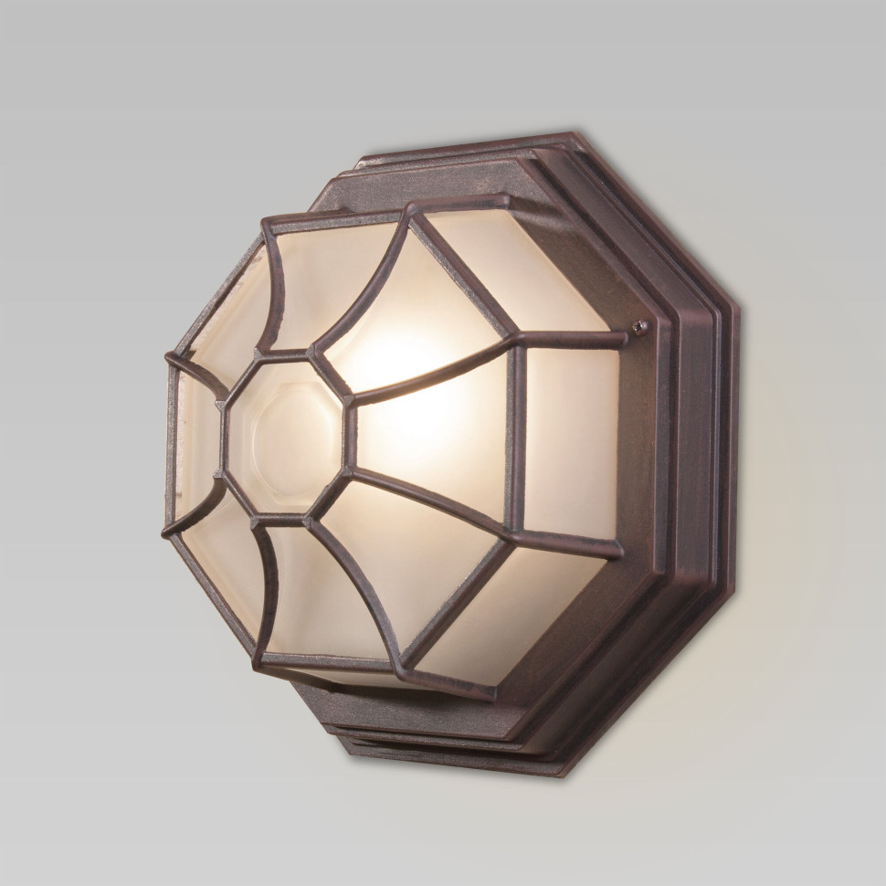 Уличный настенный светильник Telarana L капучино GL 1024D