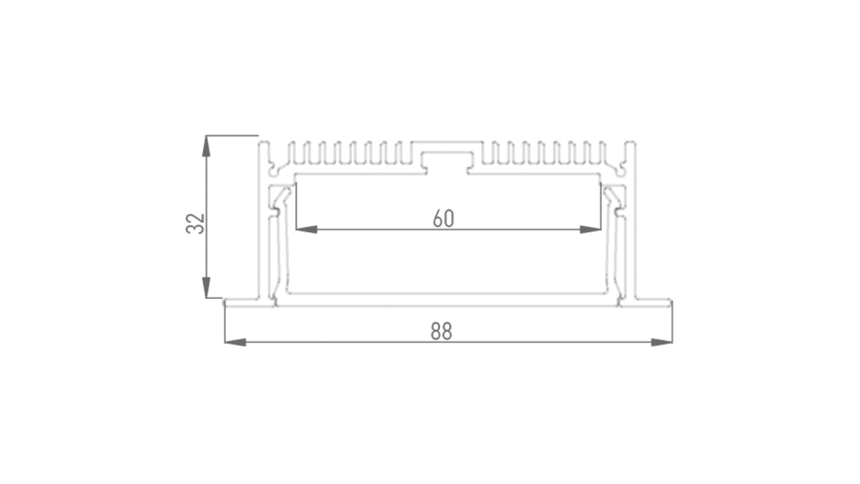  DesignLed Профиль алюминиевый DesignLed, LE.8832