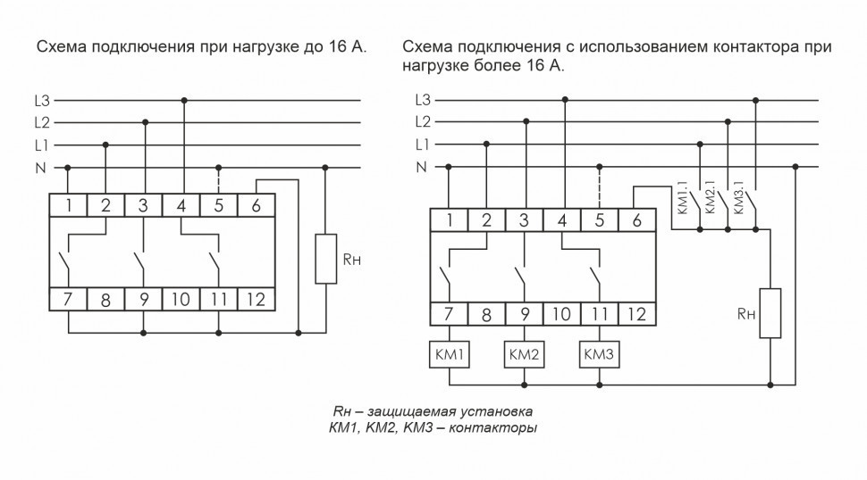 Переключатель фаз /3х16А/ PF-451