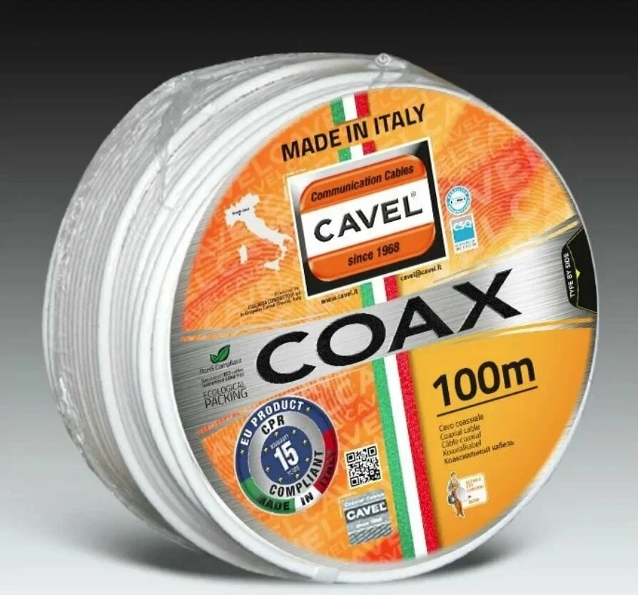 Телевизионный кабель Cavel SAT 50 M (Италия) для спутникового ТВ