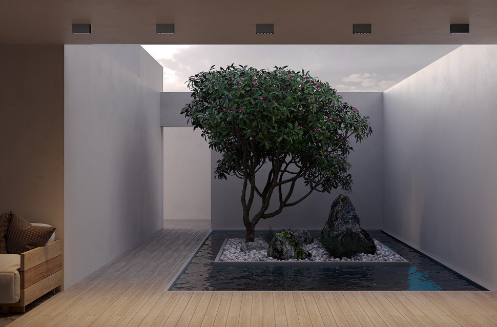 Уличный потолочный светильник Outdoor O309CL-L10GF3K