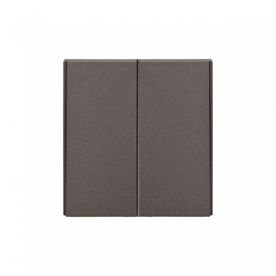 KRANZ Выключатель STRONG 2 кл 10А с/у графит KR-78-0706-6