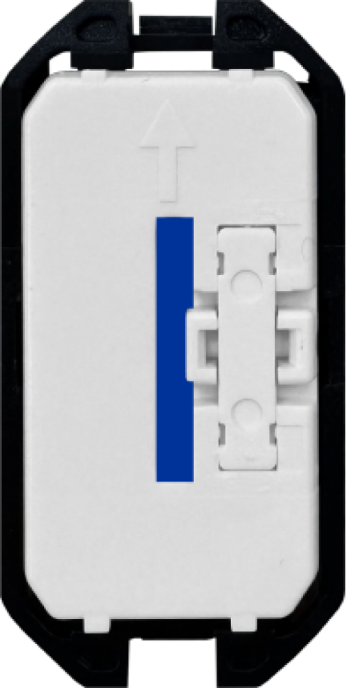 1 модульный выключатель с подсветкой MEITON A4001L 