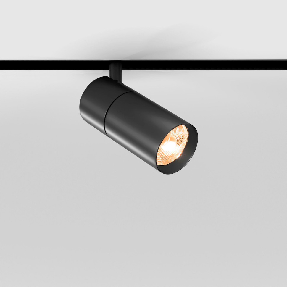 Трековый светильник Slim Magnetic R01 6W 4200K черный 85011/01