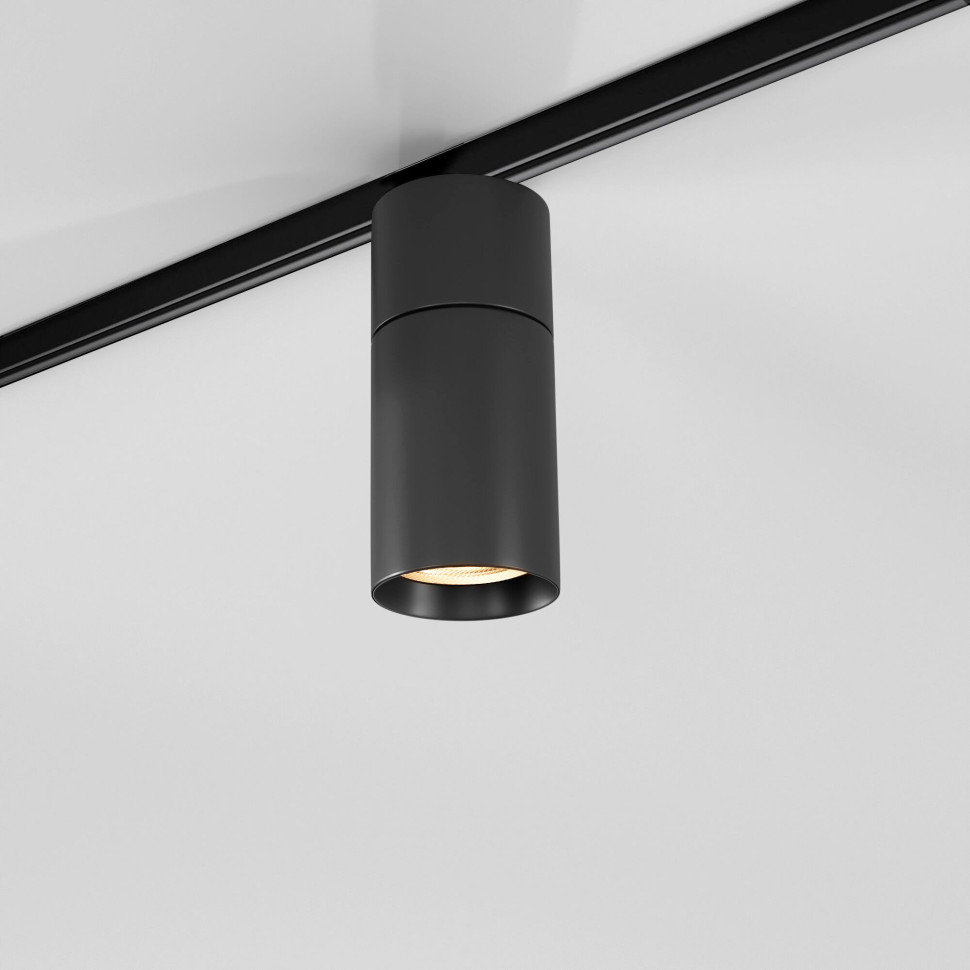 Трековый светильник Slim Magnetic R01 6W 4200K черный 85011/01