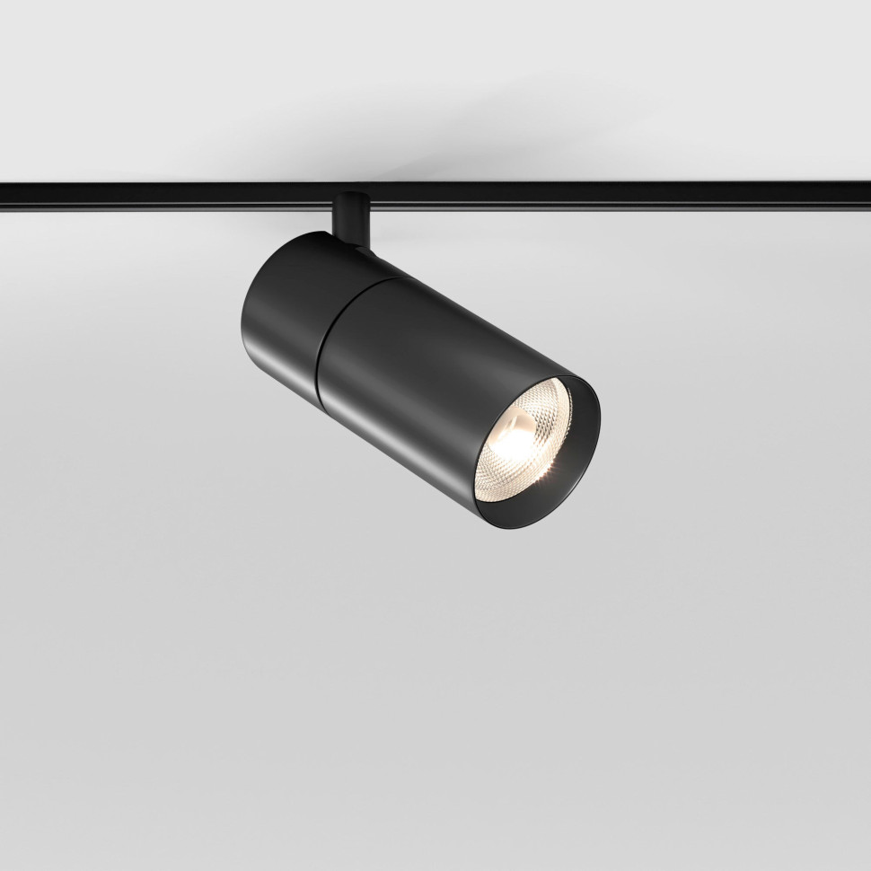 Трековый светильник Slim Magnetic R01 6W 4200K черный 85011/01