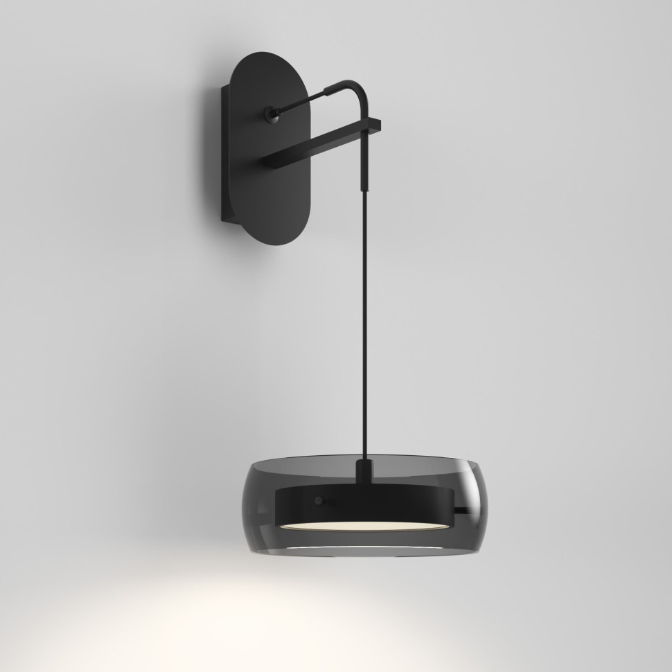 Настенный светильник черный светодиодный 201052 LED