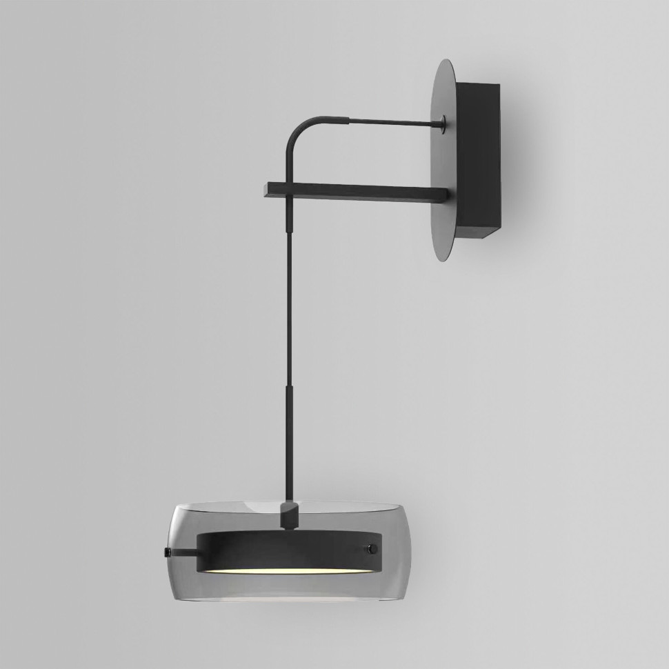 Настенный светильник черный светодиодный 201052 LED