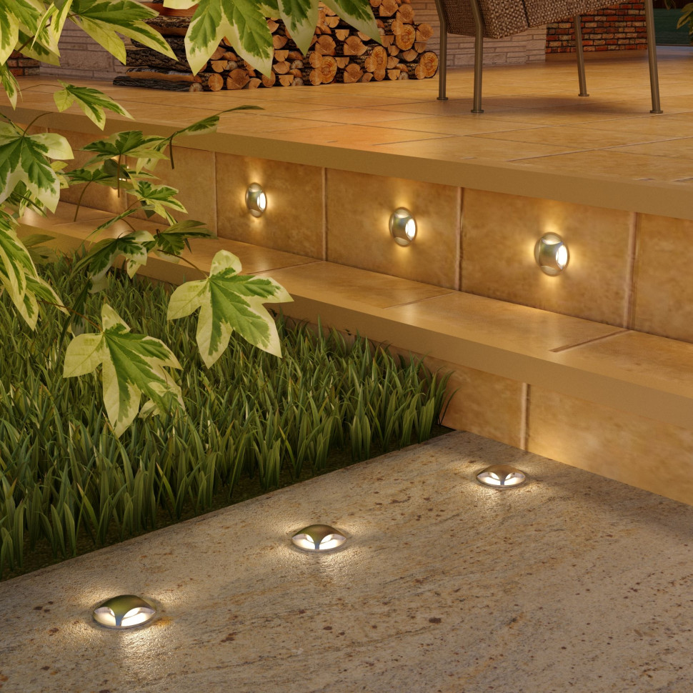 Подсветка для лестниц и дорожек алюминий MRL LED 1106 алюминий