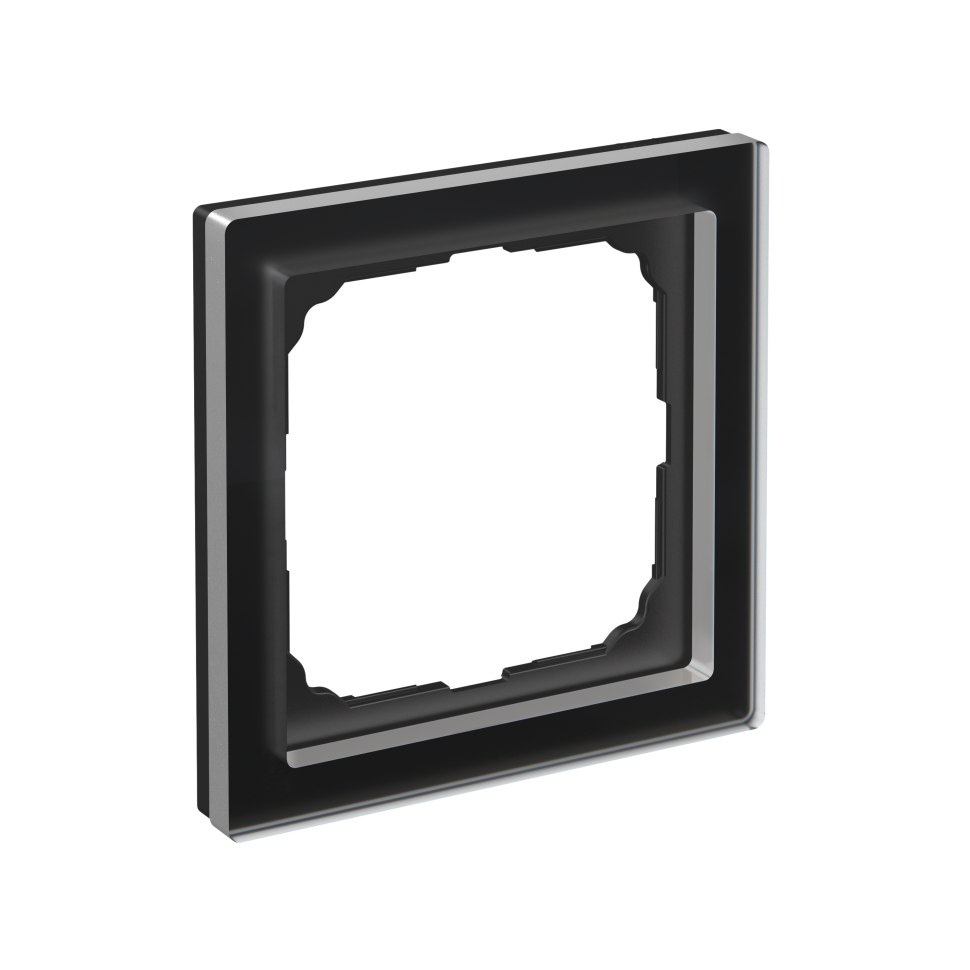 Рамка ARTGALLERY PURE 1 пост, матовое оргстекло черный, GAL331001