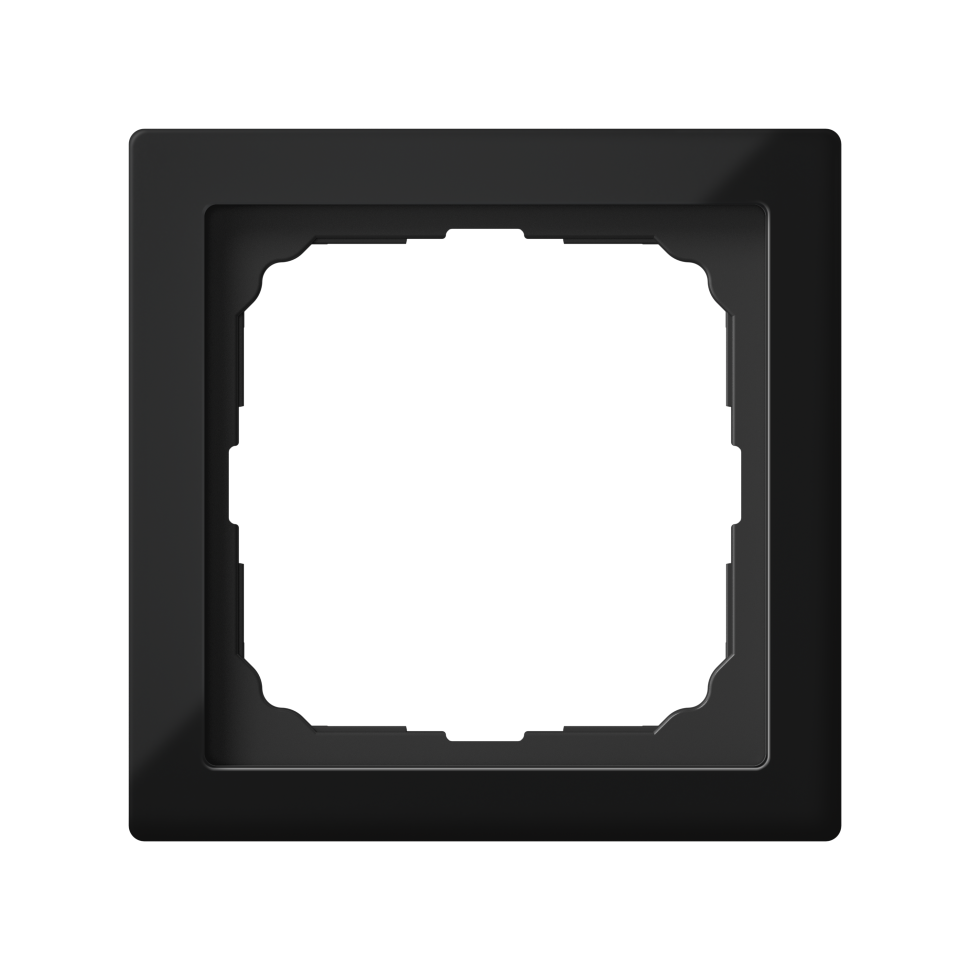 Рамка ARTGALLERY PURE 1 пост, матовое оргстекло черный, GAL331001