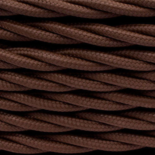 Витой провод 3x1,5 (50м) BIRONI Коричневый матовый B1-434-72-50